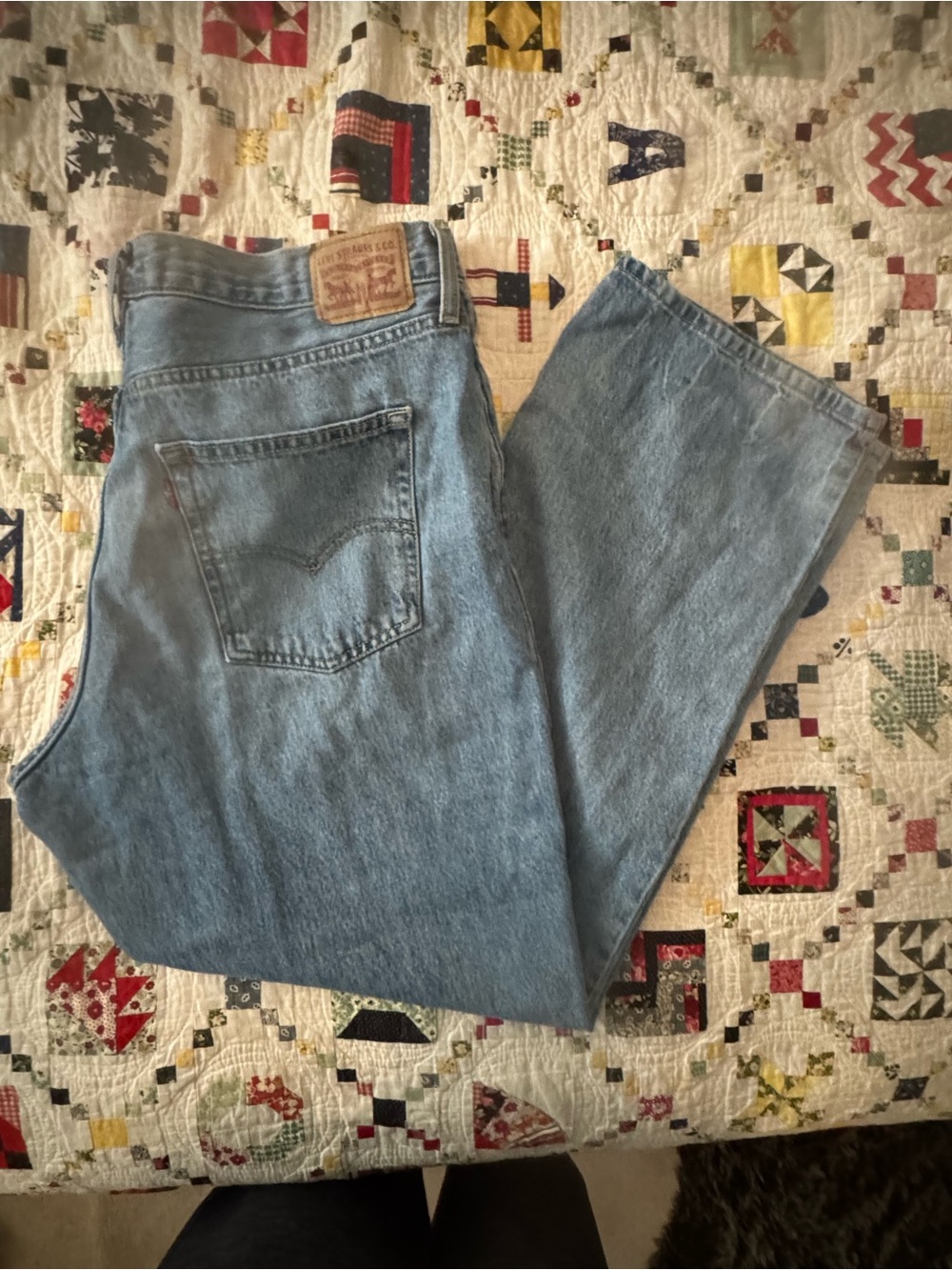 Levi's Light Blue Relaxed-Fit Men's Jeans 34x31